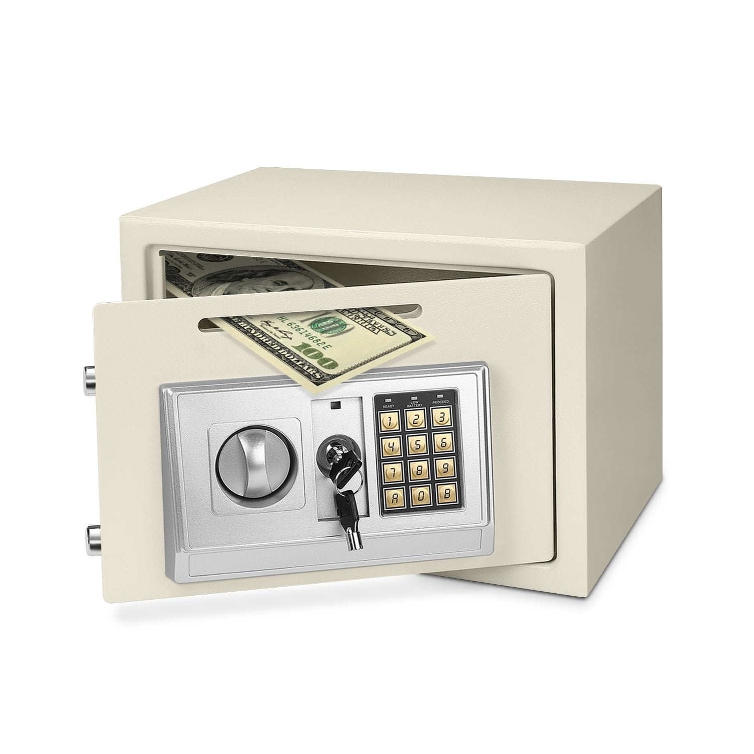 Electronic Depository Safe Box with Drop Slot Posting Opening Digital