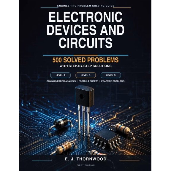 Electronic Devices and Circuits: 500 Solved Problems with Step-by-Step Solutions, (Paperback)