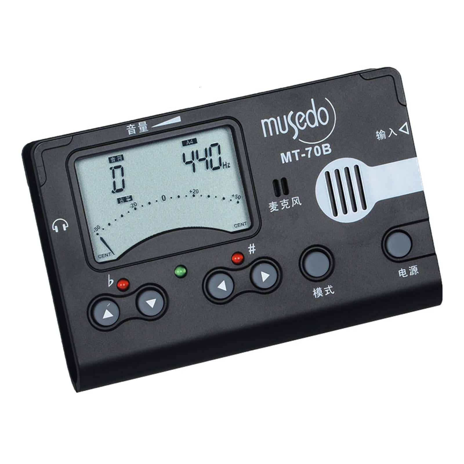 Electronic Digital 3 in 1 Tuner Metrono me Tone Generator for Guzheng Plastic