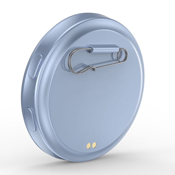 Electronic Digital Badges Animes Pin Button with GIF/Videos/Photos Display Bluetooth-Compatible Cosplay Gift for Animes Fan