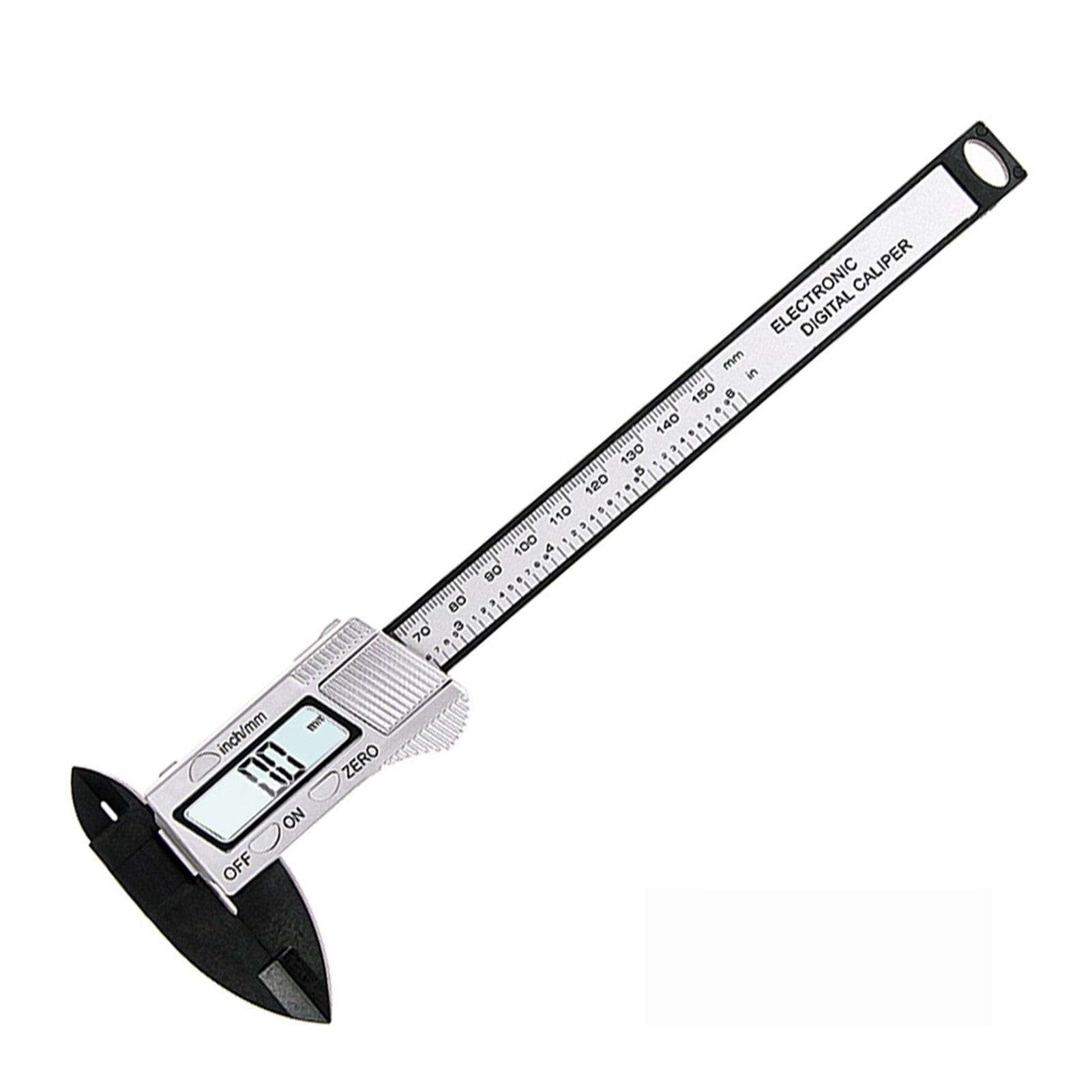 Electronic Digital Caliper Carbon Fibre Vernier Plastic Gauge ...
