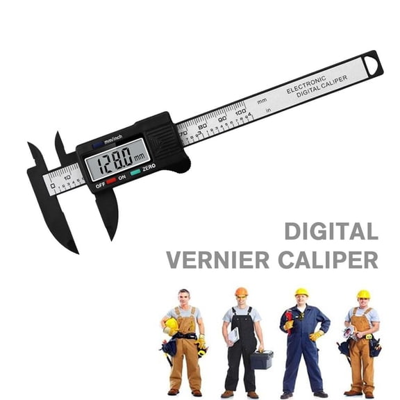 Electronic Digital Caliper,Stainless Steel Vernier Caliper with Large LCD Screen,Digital Caliper Measuring Tool,Digital Caliper Tool for Household,inch/Metric Conversion