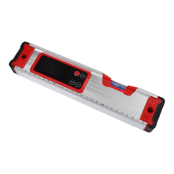 Electronic Digital Level aluminum Alloy Level with Magnetic Base Waterproof Slope Meter 0.05° Accuracy Backlit Display Auto Flip(300mm)