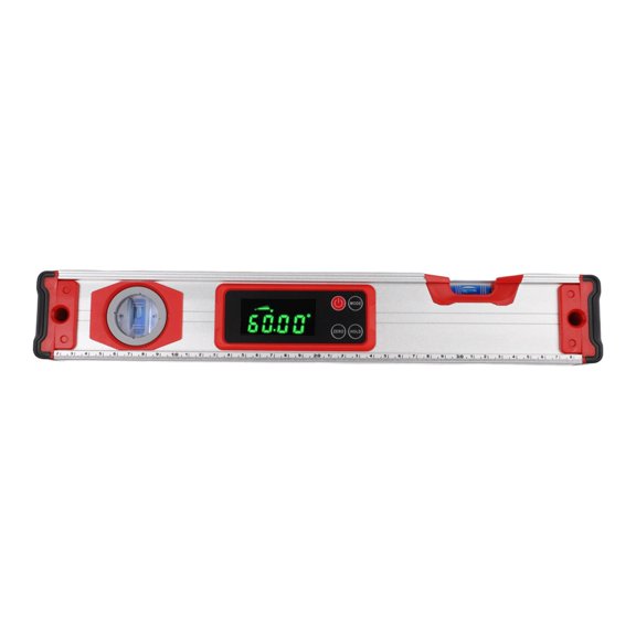 Electronic Digital Level aluminum Alloy Level with Magnetic Base Waterproof Slope Meter 0.05° Accuracy Backlit Display Auto Flip(400mm)