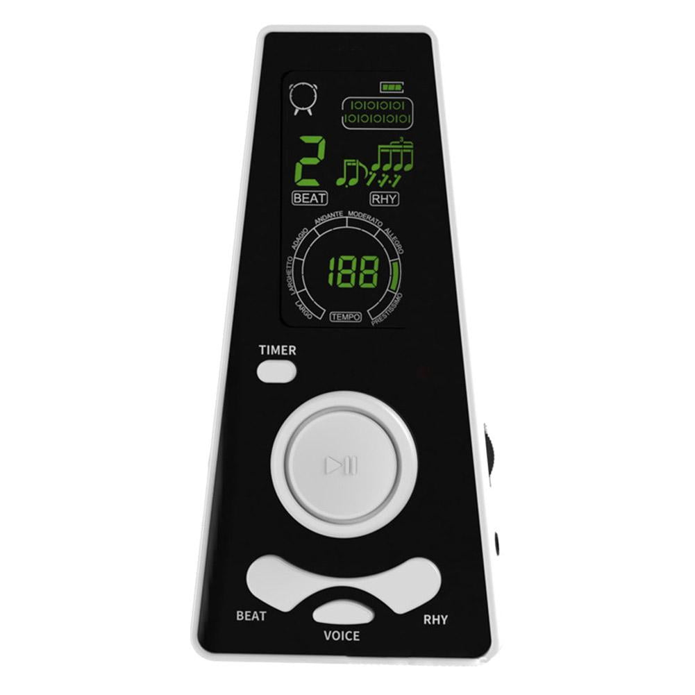 Electronic Digital Metronome with Timer for Guitar, Piano, Violin