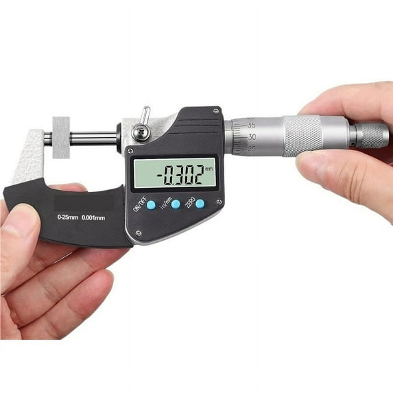 Electronic Digital Micrometer MM/IN Outside Micrometer 0.001MM High Precision Depth Micro Meter 0-25 25-50 50-75 75-100MM ,Precision Measuring
