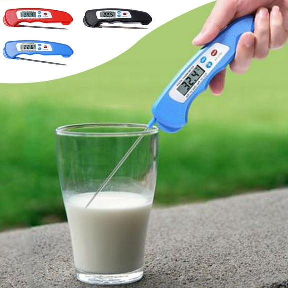 Electronic Digital Pyrometer, Home and Barbecue Thermometer Featuring Digital Display for Accurate Temperature Readings, Essential Tool for Cooking, Grilling, and Indoor Outdoor Use Blahzhy