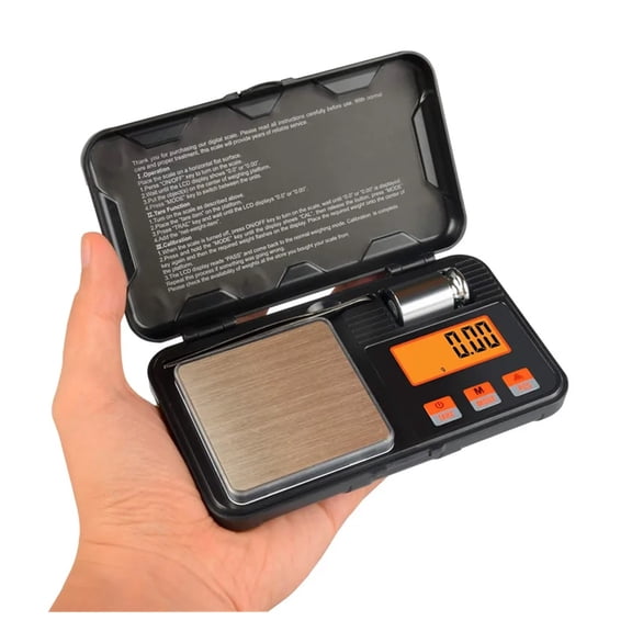 Electronic Digital Scale 200g 0.01g / 50g 0.001g Mini Scale, Precision Professional Pocket Scale Milligram Calibration Weights - High Precision
