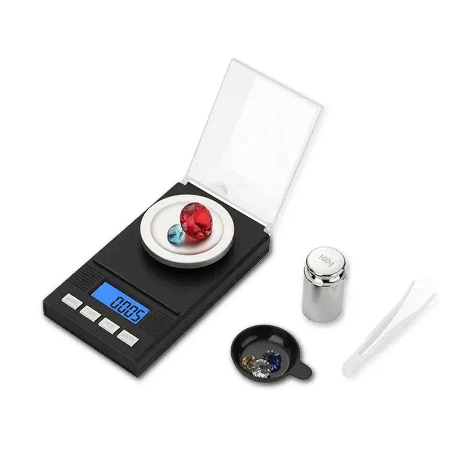 Electronic Digital Scale Portable Mini Balance Precision Pocket Gold Jewelry Carat Scales Milligram ,High-Precision Weighing Technology