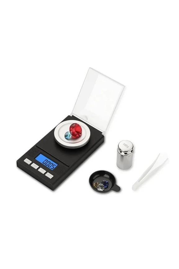 Electronic Digital Scale Portable Mini Balance Precision Pocket Gold Jewelry Carat Scales Milligram ,High-Precision Weighing Technology