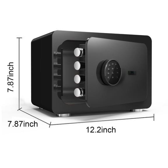 Electronic Digital All Steel Security Safe Box Home Safe Box Electronic Keypad Digital Code Depository Cash Jewelry Valuables Documents Safe Deposit Box 35L