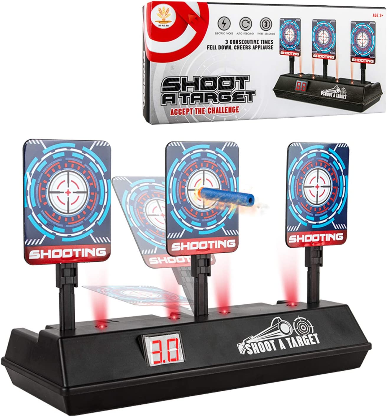Electronic Digital Target for Nerf Guns,Electronic Shooting Nerf Target