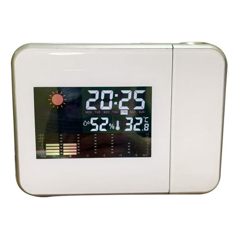 4 in 1 Temperature Humidity Timer Weather Transparent Digital