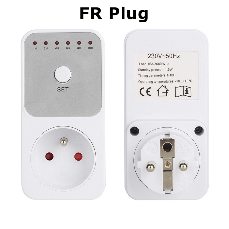 Electronic Digital Timer Switch EU UK BR FR Plug 240V 50Hz Kitchen