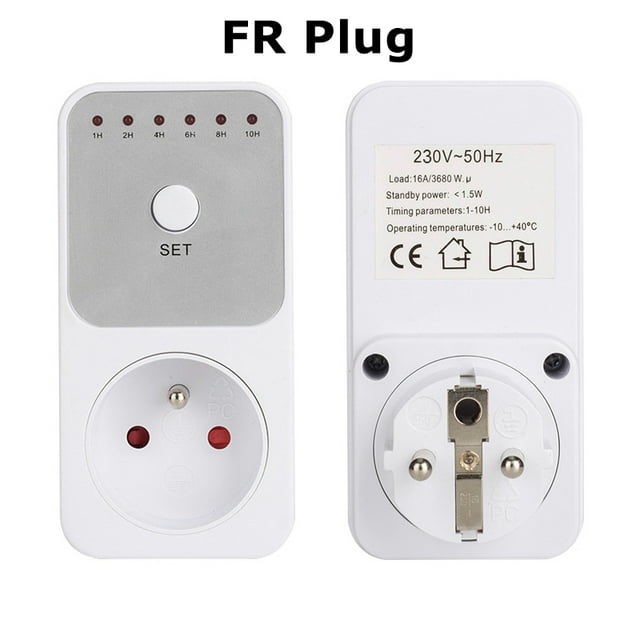 Electronic Digital Timer Switch EU UK BR FR Plug 240V 50Hz Kitchen
