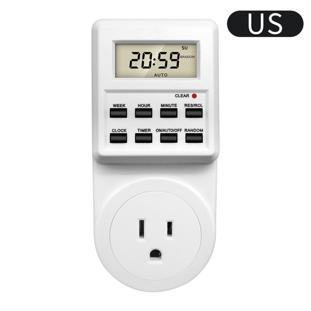 Electronic Digital Timer Switch Socket Kitchen Timer Outlet