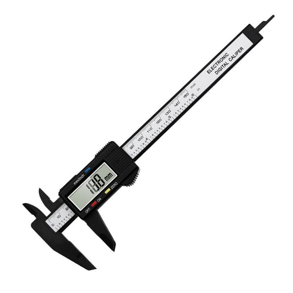 Electronic Digital Vernier Caliper,Stainless Steel Caliper,Electronic Digital Caliper Measuring Tool,LCD Screen Digital Calipers for Woodworkers,inch/Metric Conversion