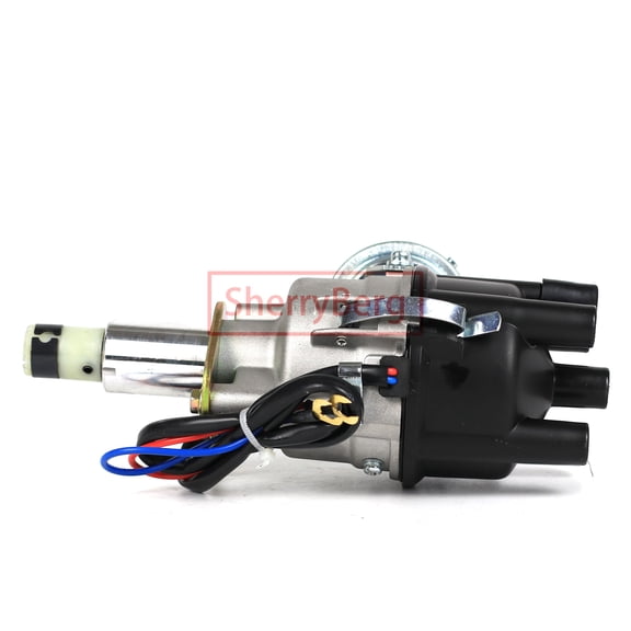 Electronic Distributor, 4 Cylinder, Compatible with Nissan Navara D21 Nomad C22 Caravan E24 Atlas F22 Z20 Z24 4 Sockets
