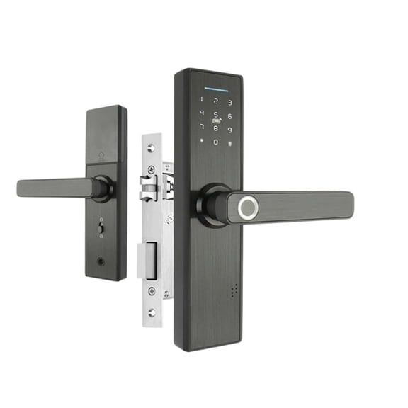 Electronic Door Lock With Tuya APP Remotely / Biometric Fingerprint /Smart Card / Password /Key