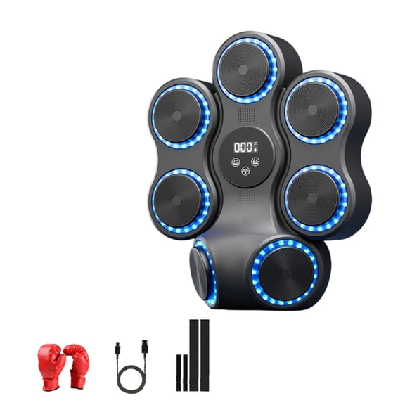 Electronic Drum Set Digital Percussion Pad with LED Display USB Rechargeable Drum Practice Pad for Beginners Adults