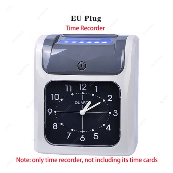 Electronic Employee Time Clock Recorder Attendance Machine or Time Card for Recorder Time Recording for Office Factory - Efficient Management