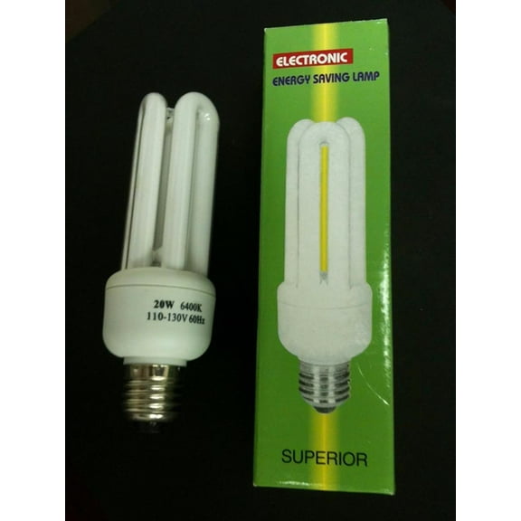 Electronic Energy Saving Light Bulb - 20Watts (60 Hz)