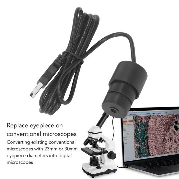 Electronic Eyepiece 2MP Digital USB Microscope Camera Imager for Science Education Cla pwm25