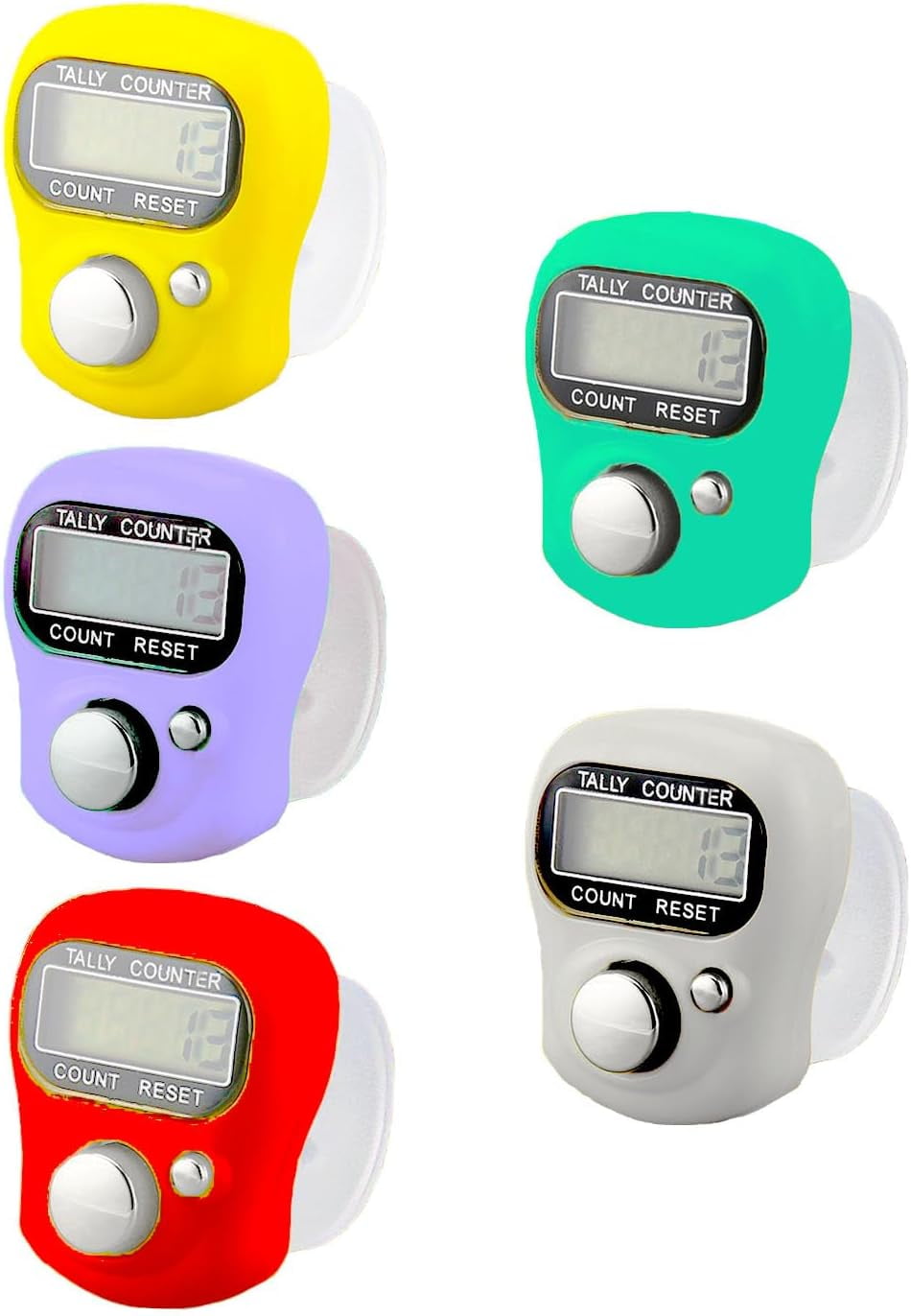 Electronic Finger Counter, -Digit Number Count Clicker Mini LCD Digital ...