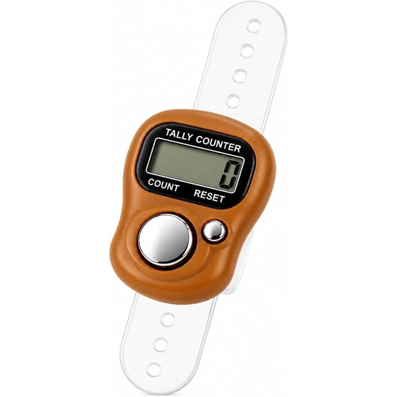 Electronic Finger Counter with LCD Digital Display, 5 Digit Number Counting Machine, Adjustable Ring Clicker Counter for Sports, Golf, Prayer & Events Counting