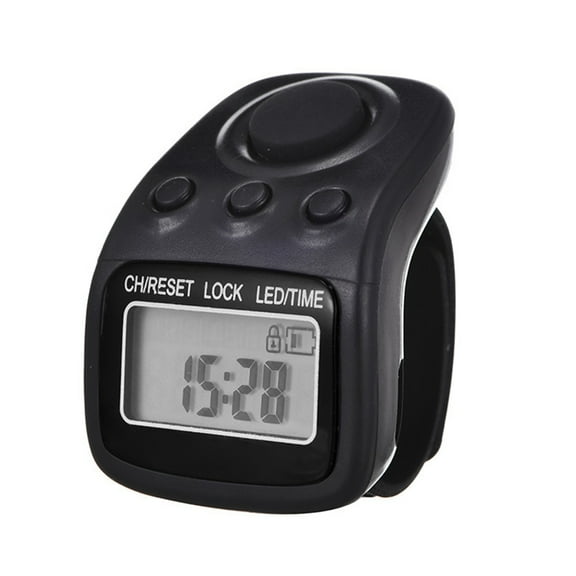 Electronic Finger Counter, Rechargeable 6 Digit LCD Electronic Digital Display Finger Hand Tally Counter Counting