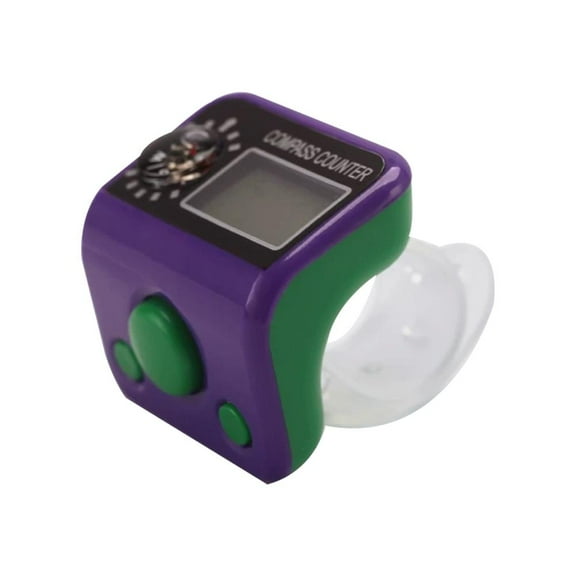 Electronic Finger Counter With Resettable 5 Digit LCD Electronic Counter Hand Digital Tally Count Finger Display stroke crochet lap click clicker counter click tally tally clicker fing