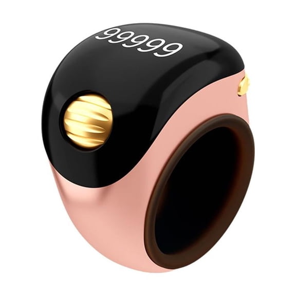 Electronic Finger Counter Ring, Rechargeable Digital Tally Counter with OLED Screen, Adjustable Clicker Counter for Knitting, Stitch Tracking and Prayer
