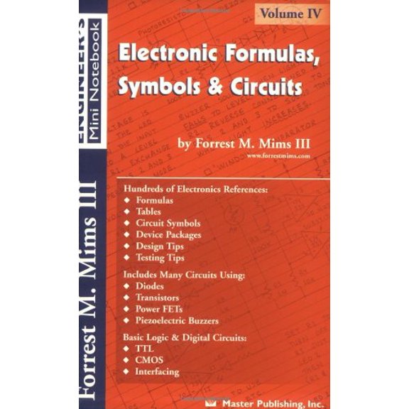 Pre-Owned Electronic Formulas, Symbols & Circuits (Paperback) 0945053304 9780945053309