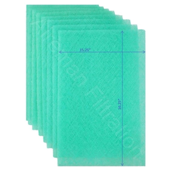 Electronic Furnace Air Filter Replacement Pads Year Supply - 4 Changes (18x18x1)