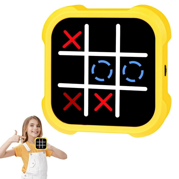 Electronic  Game - Electronic Puzzles Portable Handheld Games, 3-in-1   Game Travel Toys for Educational Memory Growth, Infinite Tic-Tac-Toe Board Games for Ages 3+