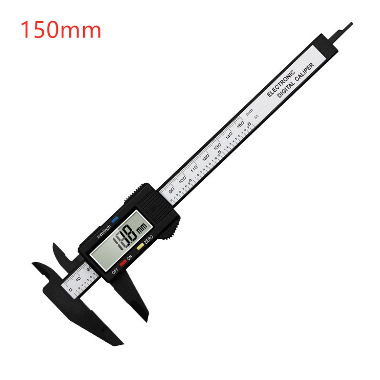 Electronic Gauge Micrometer 100mm Ruler Digital 150mm Caliper Digital Measuring Vernier Caliper Fiber Tool Dial Carbon ,Complete Kit