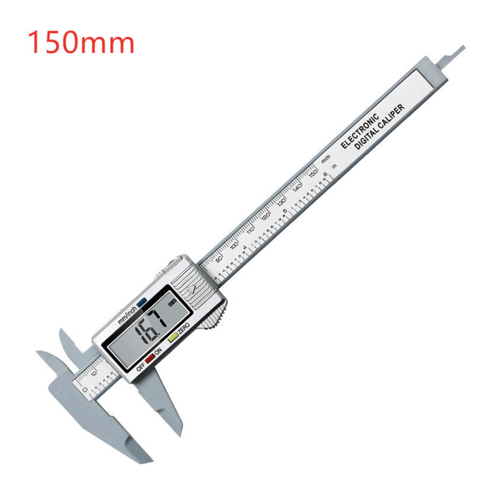 Electronic Gauge Micrometer 100mm Ruler Digital 150mm Caliper Digital Measuring Vernier Caliper Fiber Tool Dial Carbon ,Complete Kit