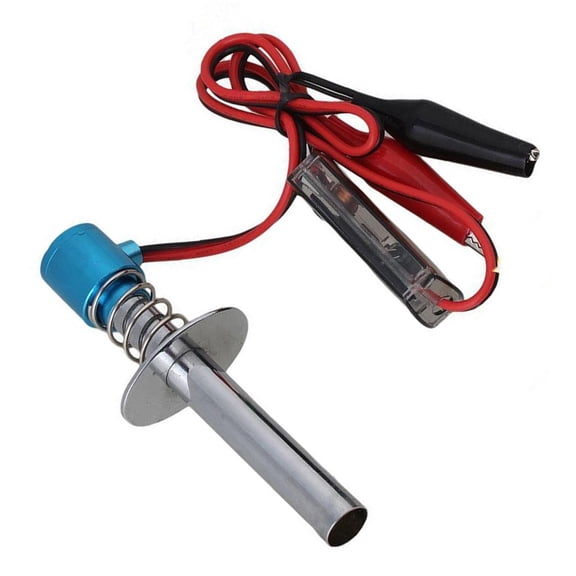 Electronic Glow Starter Ignition Upgrade Parts 624V for 6V 24V Batteries Replacement Igniter for 110 18 Remote Control Cars RC Vehicle Use (Blue)