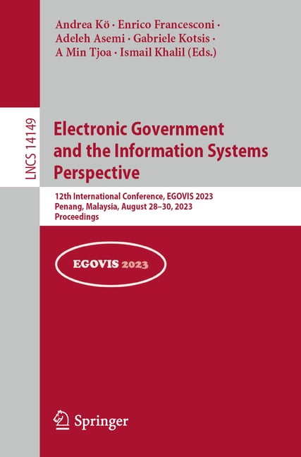 Lecture Notes in Computer Science Electronic Government and the ...