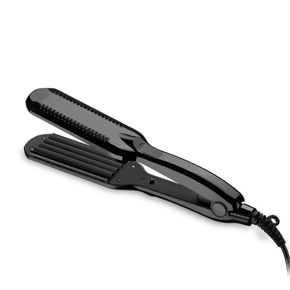 Electronic Hair Curling Irons Curler Straighteners  Titanium Corrugated Crimper Waves Iron Tools