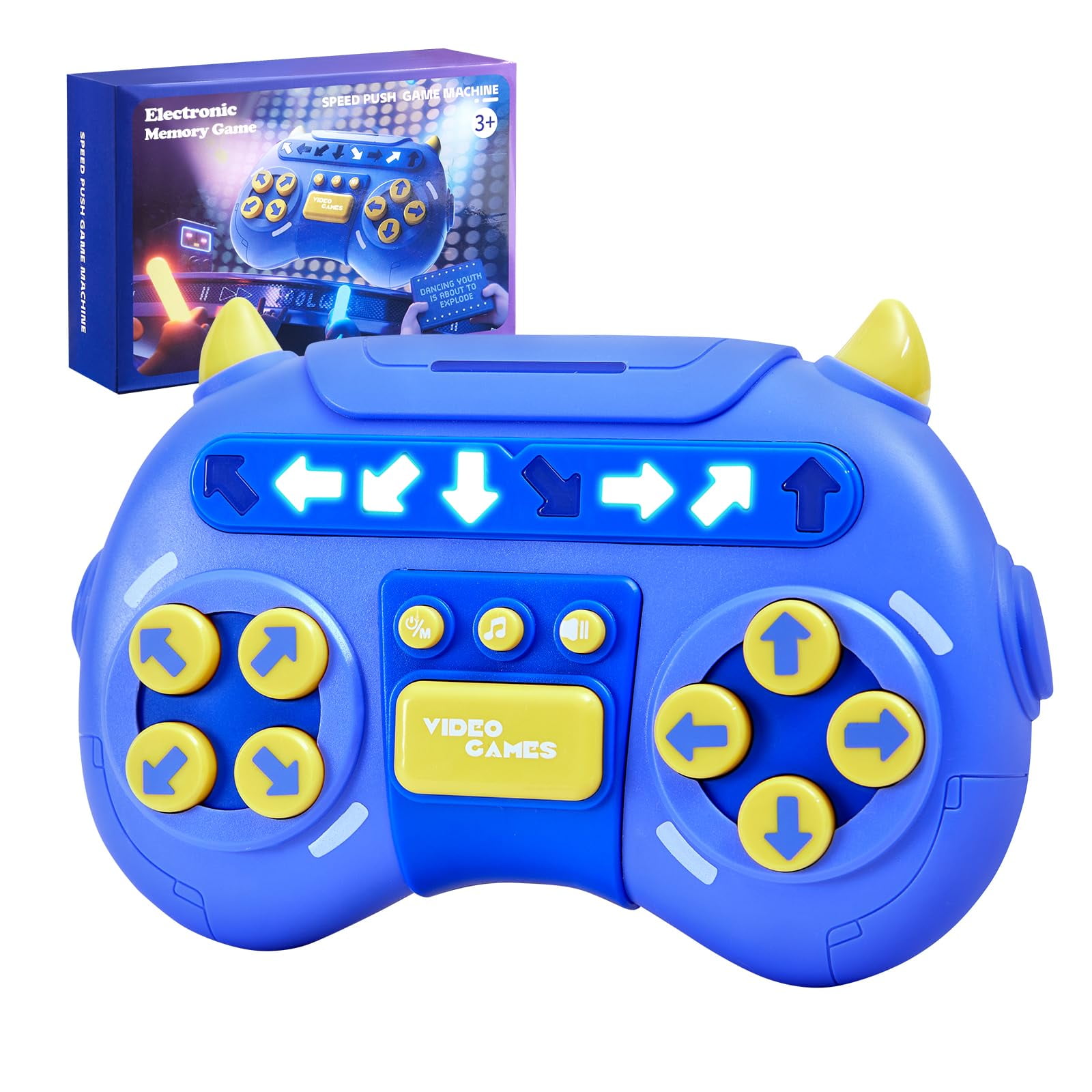 Electronic Handheld for DHF10 Kids Addictive Multiplayer Memory of