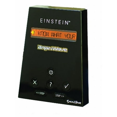 Electronic Handheld Einstein Brain Games Brain Wave 20 Questions Game