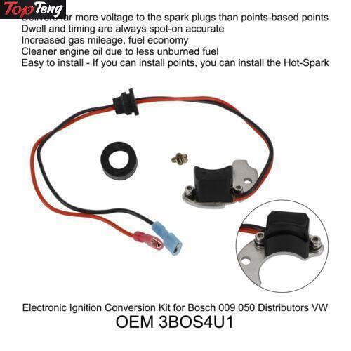 Electronic Ignition Conversion Kit for Bosch 009 050 Distributors 3BOS4U1 VW