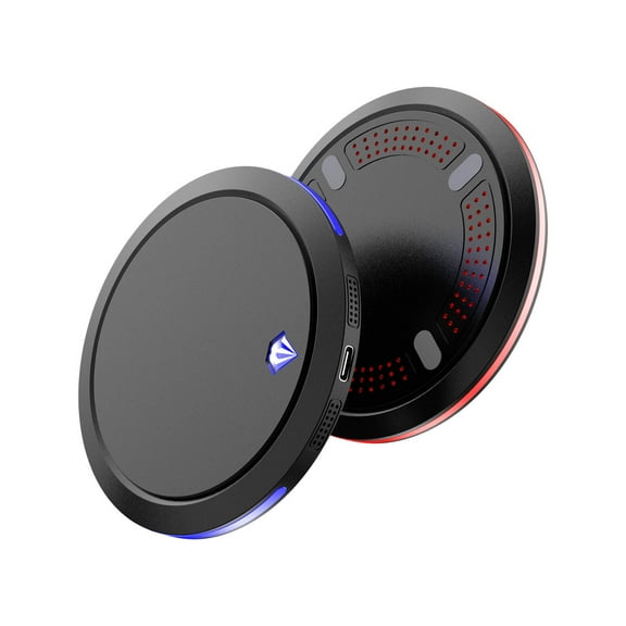 Kyusrd 15W Fast Charging Disc Desktop Wireless Charger Exquisite Light