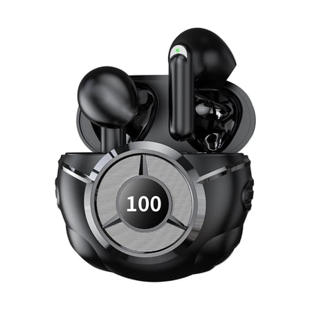 Kyusrd 2023 NEW Hi Fi TWS Headphones Touch Control Digital Display Bluetooth 5.2 Insensible Wearing MIni Wireless Earphones Polished Novelty Appearance Earbuds Headset