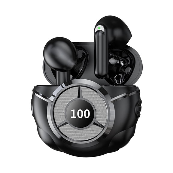 Kyusrd 2023 NEW Hi Fi TWS Headphones Touch Control Digital Display Bluetooth 5.2 Insensible Wearing MIni Wireless Earphones Polished Novelty Appearance Earbuds Headset