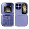 thumbnail image 1 of Kyusrd 2025 Mini Flip Mobile Phone 2 SIM Card Small Display Foldable Cell Phone Unlocked Flip Phone 2G Flip Cell Phone for Seniors, 1 of 9