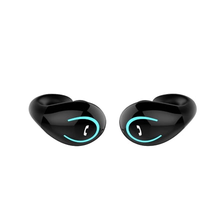Kyusrd Bluetooth Earphone Ring Clip Ear To Ear Stereo Non Ear Earphones