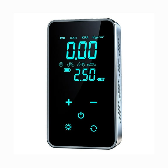 Electronic Item Clearance Deal! Kyusrd Full Touchs Screen New Car Inflator Pump Wireless Portable Fast Inflator Pump Intelligent Digital Display Screen With LED Lighting Can Be Used As Power Bank