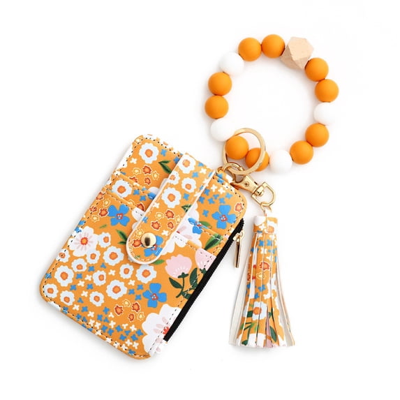 Kyusrd Gifts for Women Home Saving!Leather Wallet Keychain The Perect Bled Of Style And Function The Exquisite Leather Wallet Keychain Your Compact Daily Companion